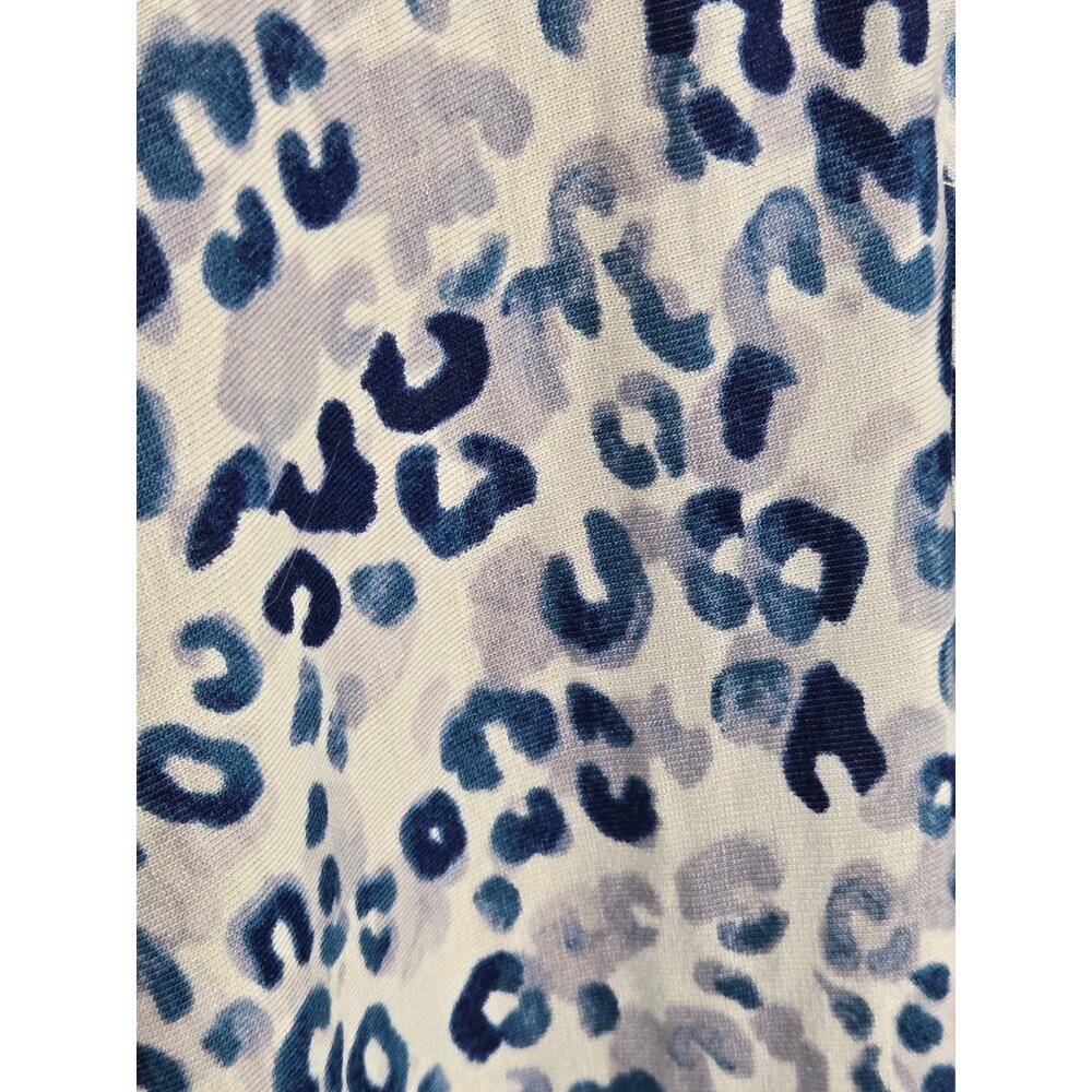 Simply Vera Wang Paradise NWT sleepwear nightgown leopard cheetah Medium blue - Picture 6 of 16